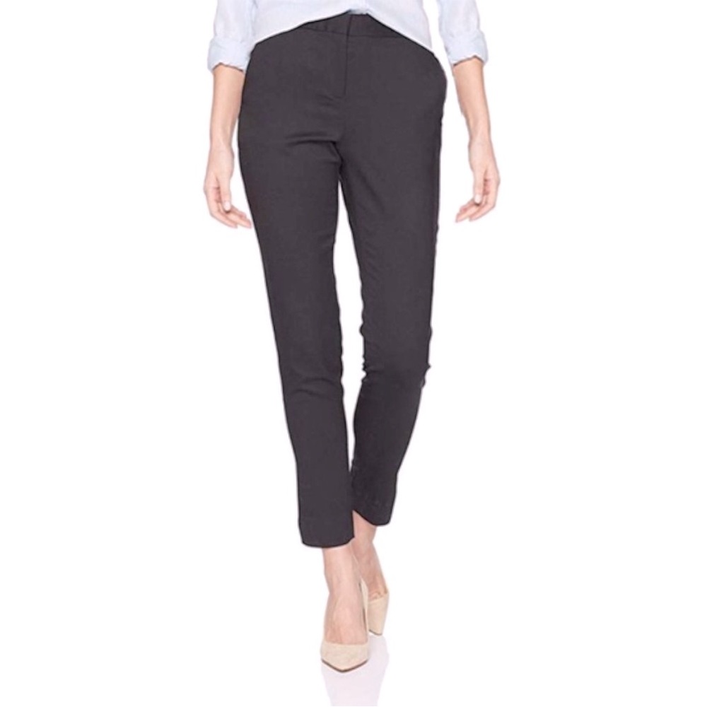NWT Pendleton “the blues” black cotton straight ankle pants sz 16 w/ 25” inseam